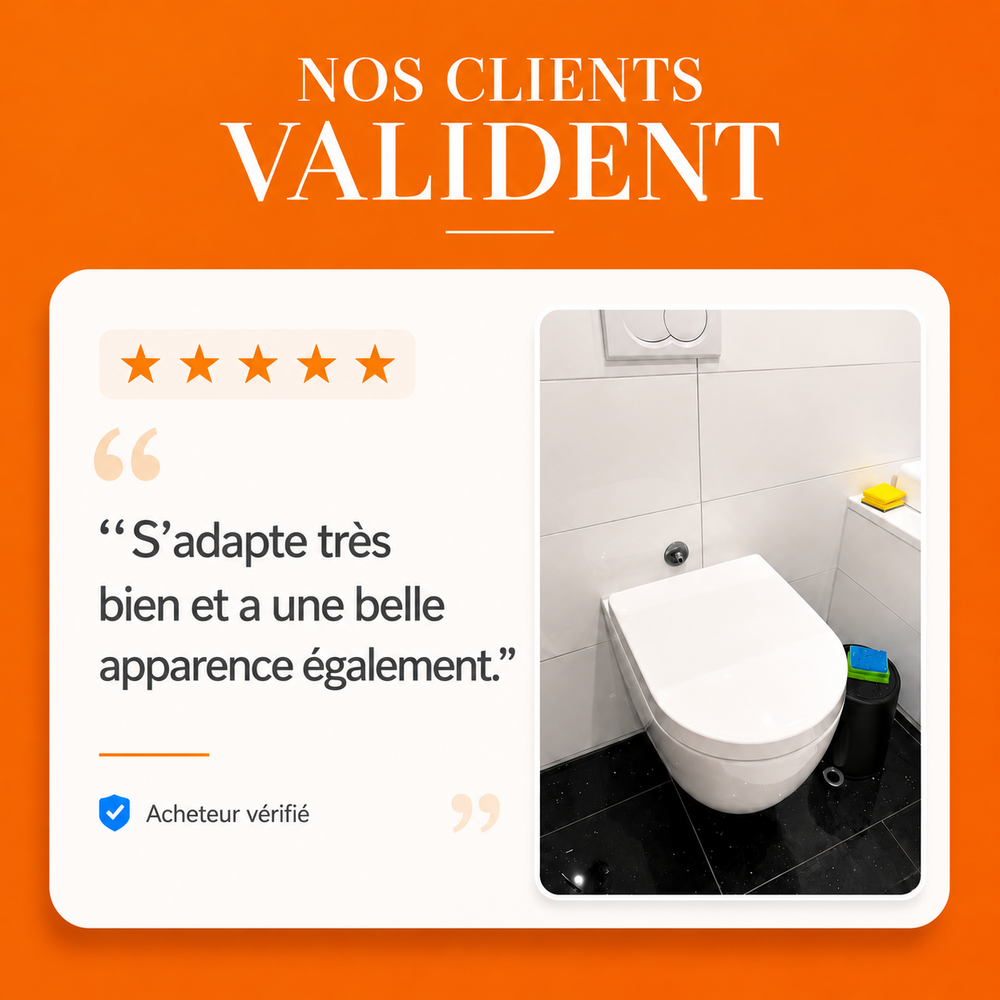Abattant WC SoftClose – Antibactérien 99 %