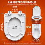 Abattant WC SoftClose – Antibactérien 99 %