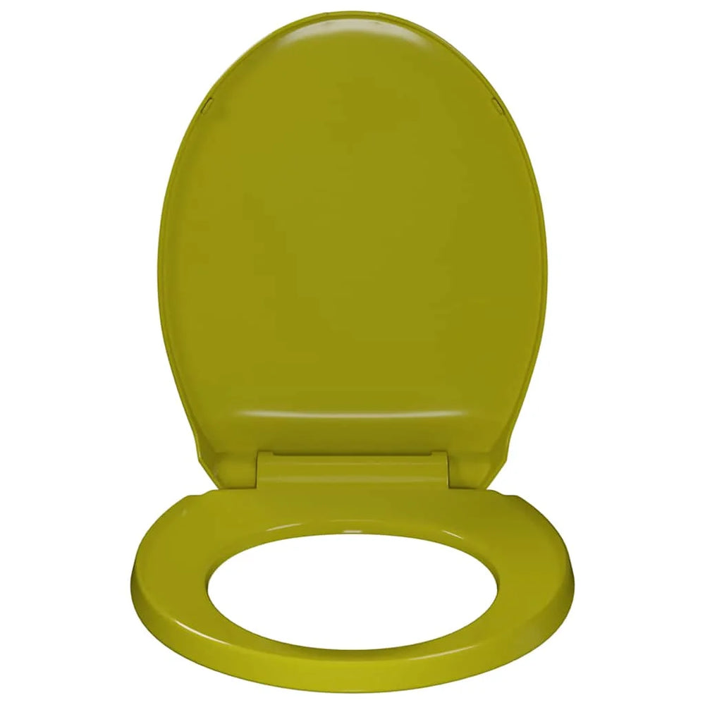 Abattant WC Ovale Vert – Fermeture Douce & Design Élégant