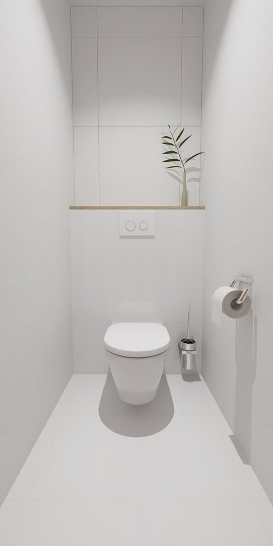 Toilette blanc classique 