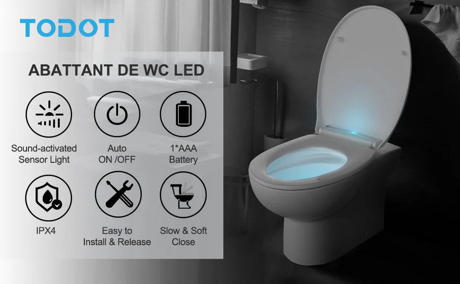 Abattant WC LED