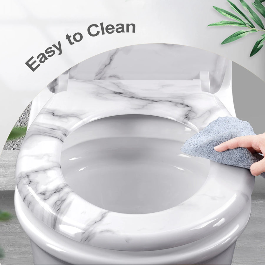 Abattant WC marbre blanc