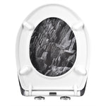 Abattant WC motif pierre