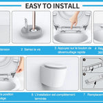 Abattant WC familial avec LED