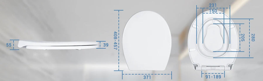 Abattant WC familial avec LED