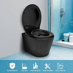 Toilettensitz, schwarz