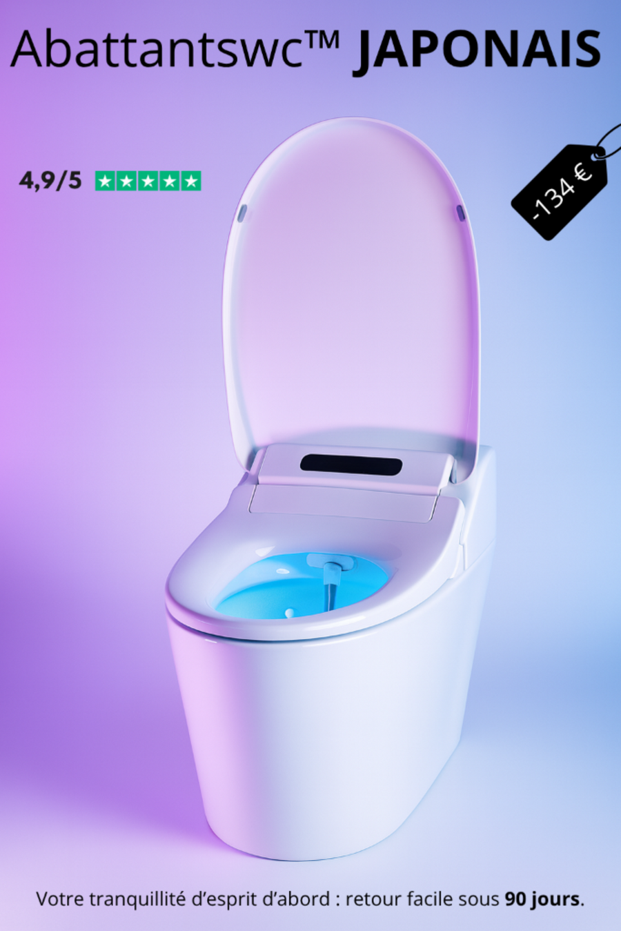 Abattant WC Japonais chauffant