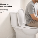 Abattant WC SoftClose™ – Antibactérien 99 % – Clipsable & Silencieux