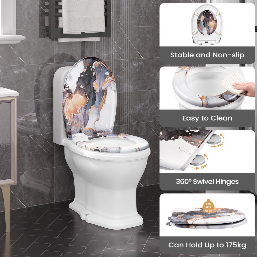 Abattant WC marbre