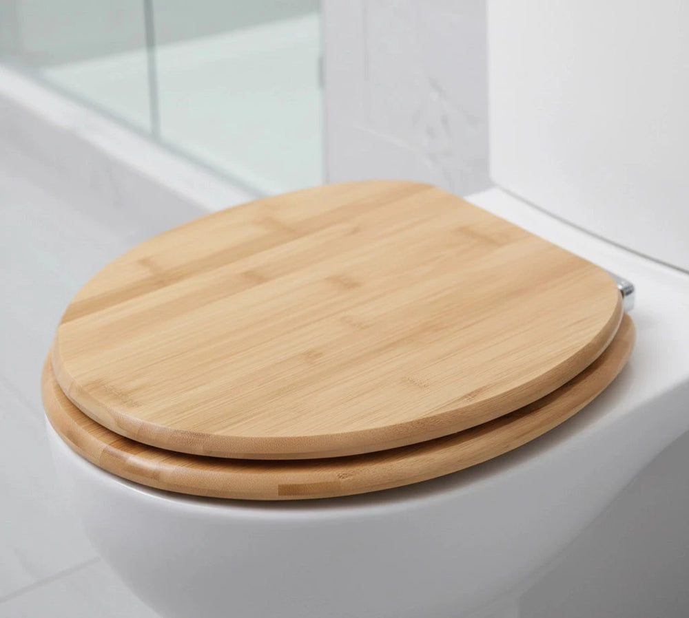 Abattant WC en bambou