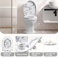 Abattant WC marbre blanc