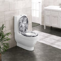 Abattant WC bois avec frein de chute