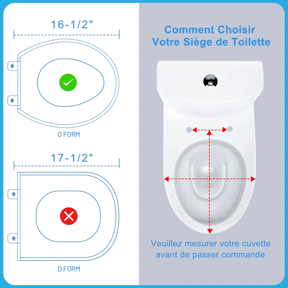 Abattant WC familial