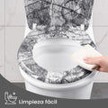 Abattant WC bois avec frein de chute