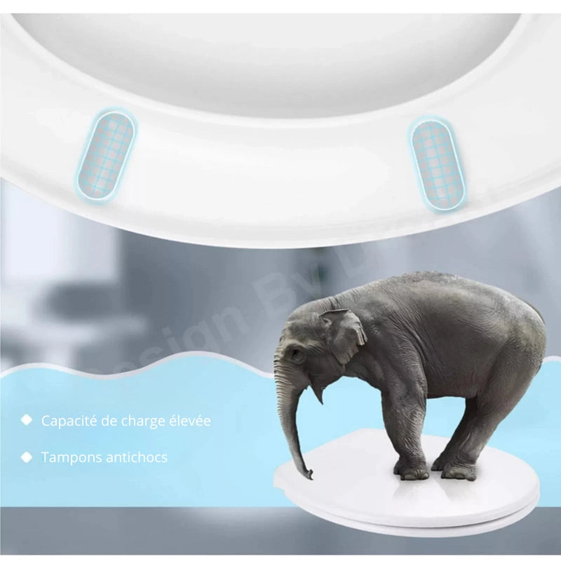 Abattant WC fermeture lente