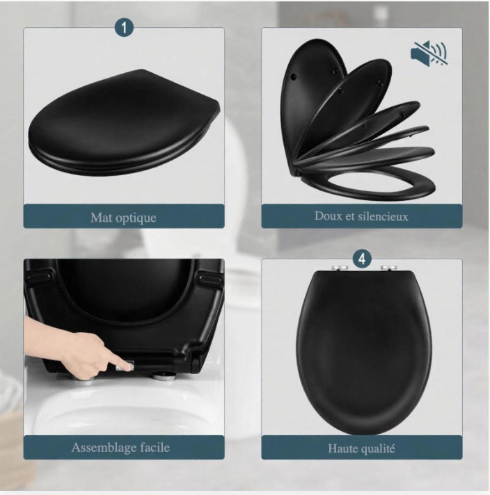 Abattant WC déclipsable