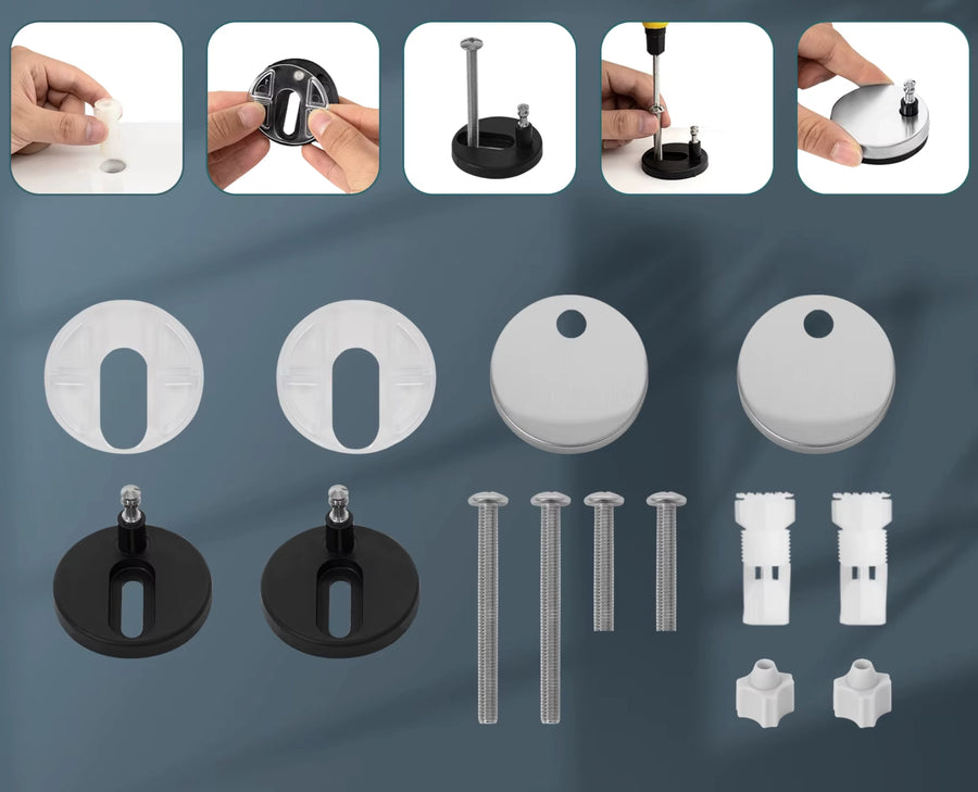 Abattant WC clipsable familial