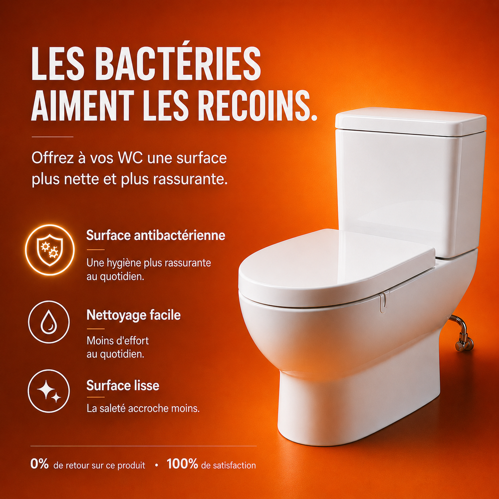 Abattant WC SoftClose – Antibactérien 99 %