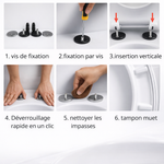 Abattant WC SoftClose™ – Antibactérien 99 % – Clipsable & Silencieux