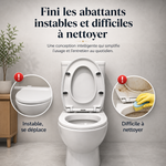 WC-Sitz mit Absenkautomatik™ – superleises SoftClose – stoßfest und antibakteriell