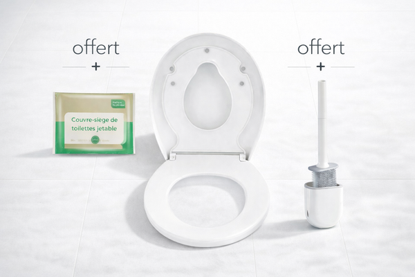Abattant WC clipsable familial — abattant WC frein de chute