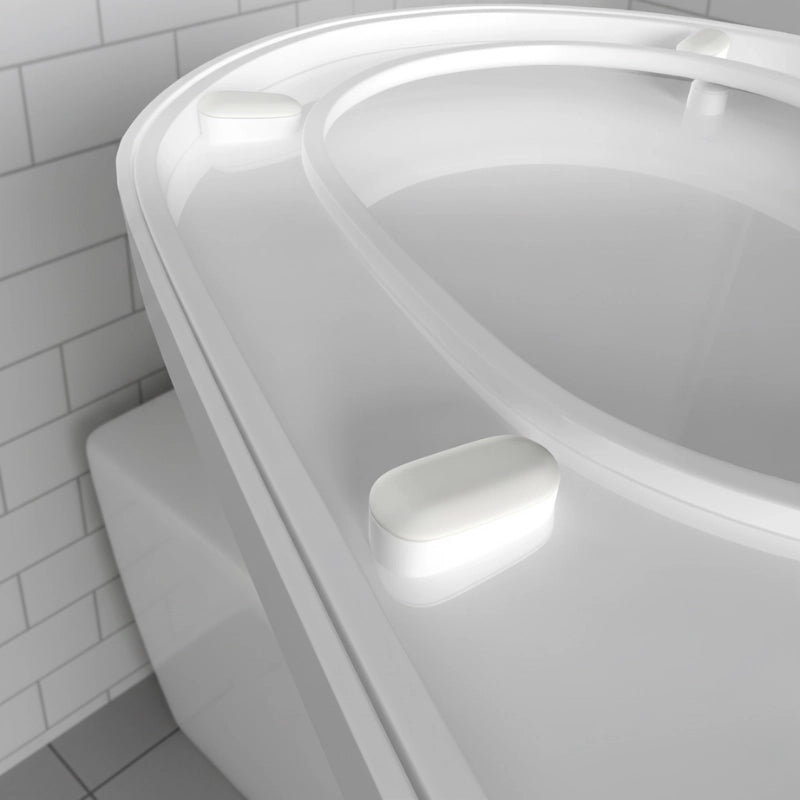 Abattant WC blanc silencieux