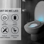 Abattant WC familial avec LED