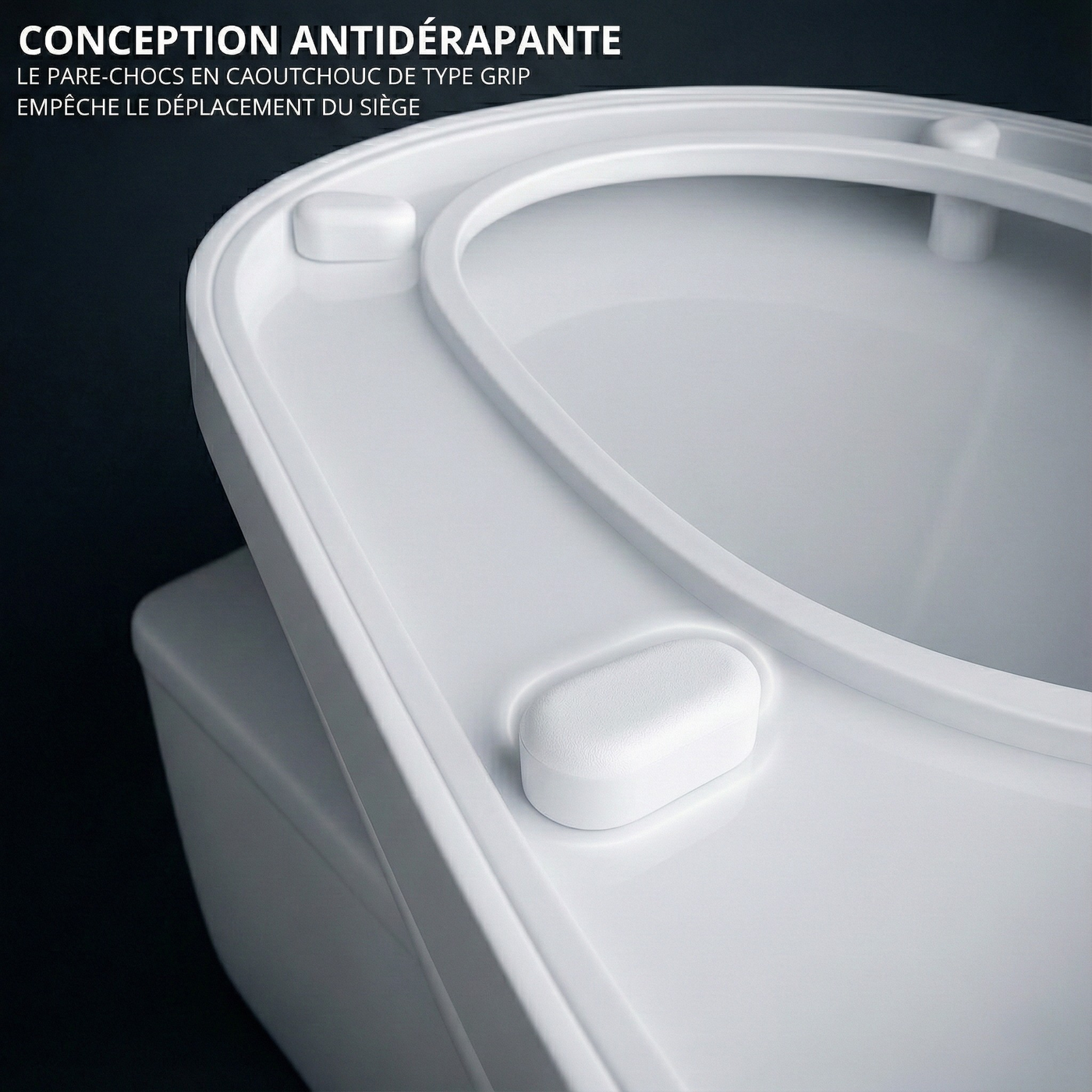 Abattant WC SoftClose™ – Antibactérien 99 % – Clipsable & Silencieux