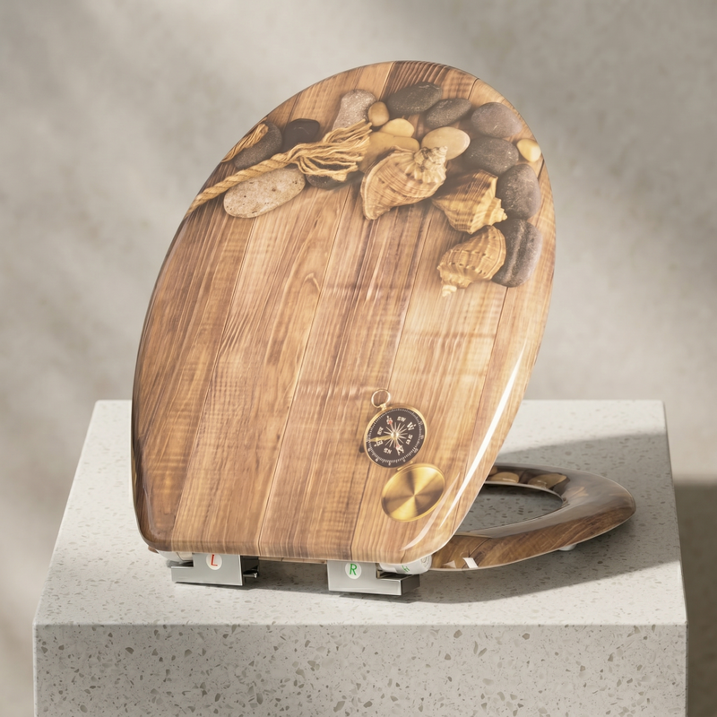 Abattant WC coquillage