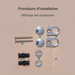 Abattant WC Bambou Universel 40–47 cm Soft-Close – Charnières Métal & Fixation Rapide