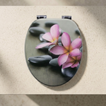 Abattant WC fleurs