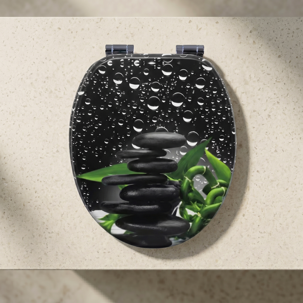 Abattant WC déco zen