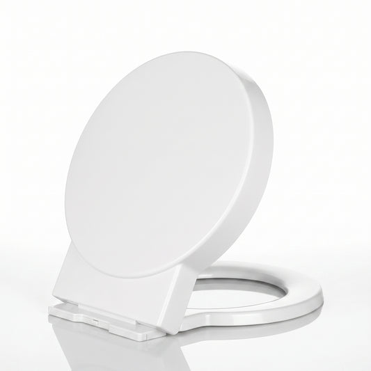 Abattant WC Rond Épaissi – Design Affleurant & Fermeture Douce