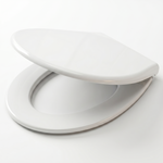 Abattant WC blanc ovale déclipsable – facile à nettoyer