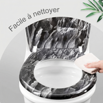 Abattant WC motif pierre