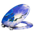 Abattant WC orchidée bleue