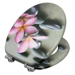 Abattant WC fleurs