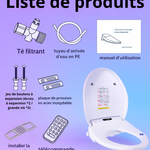 Pack inventaire compris avec l'abattant WC japonais 