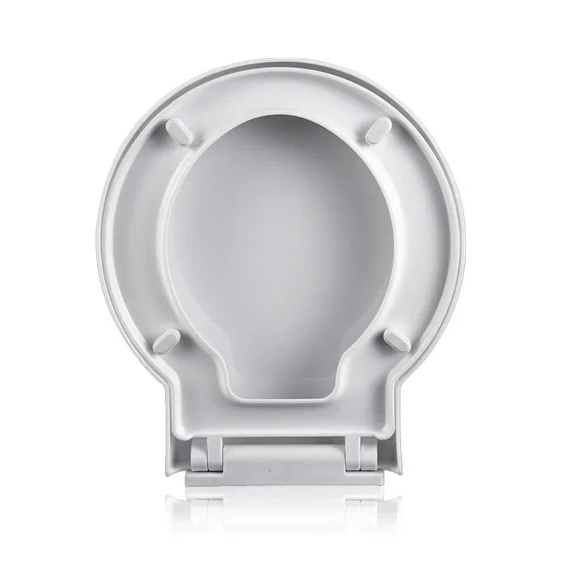 Abattant WC Rond Épaissi – Design Affleurant & Fermeture Douce
