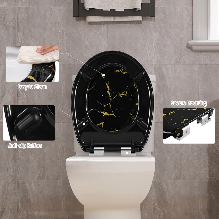 Abattant WC noir design