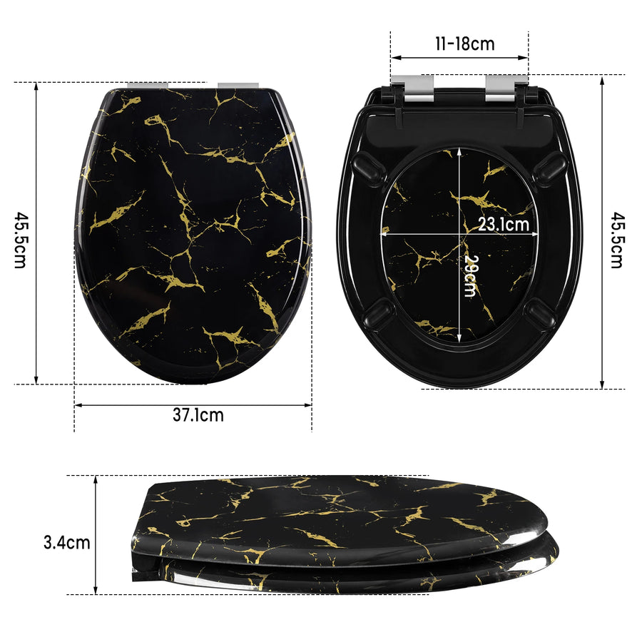 Abattant WC noir design
