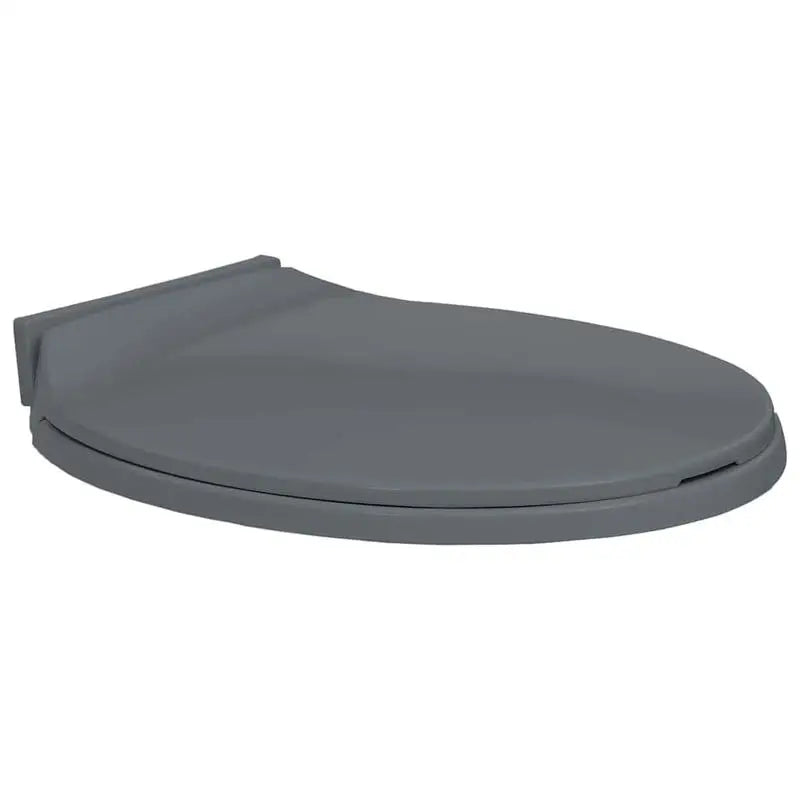 Abattant WC Gris Ovale – Fermeture Douce & Design Premium