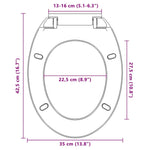 Soft-Close Toilet Seat Green Oval, Suitable for Homes, Restaurants and Commercial Spaces.