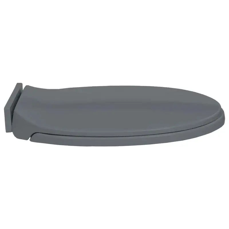 Abattant WC Gris Ovale – Fermeture Douce & Design Premium
