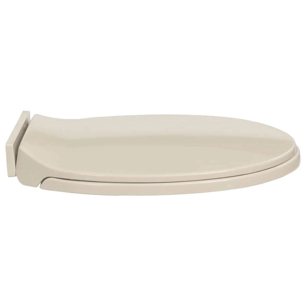 Abattant WC Ovale – Couleur Abricot, Fermeture Douce & Design Élégant