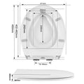 Abattant WC clipsable familial