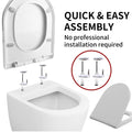 Abattant WC clipsable en U