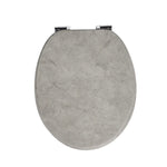 Sainos Toilet Seat with Soft Close Mdf Universal Toilet Lid Wc Seat Wooden Toilet Seat Load Capacity 190kg New Design