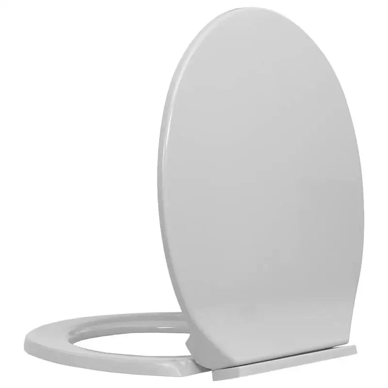 Abattant WC Ovale Gris Clair – Fermeture Douce & Design Élégant