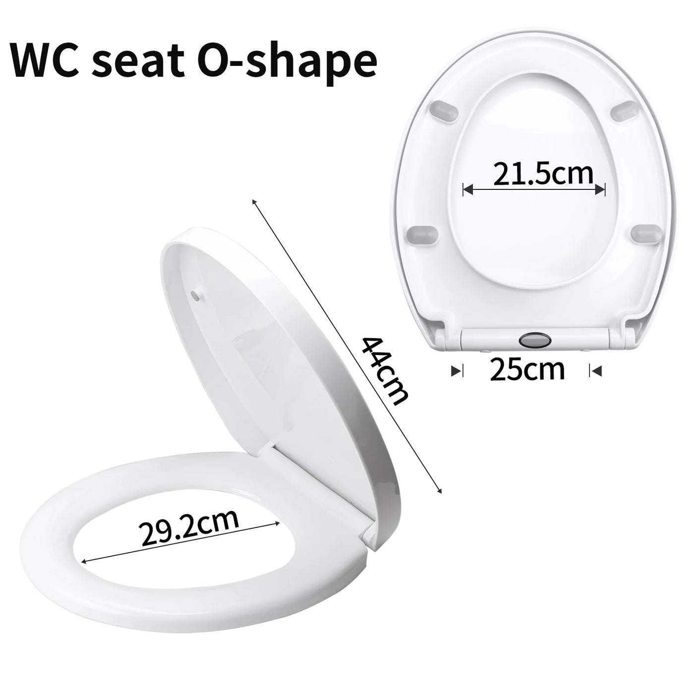Abattant WC forme O